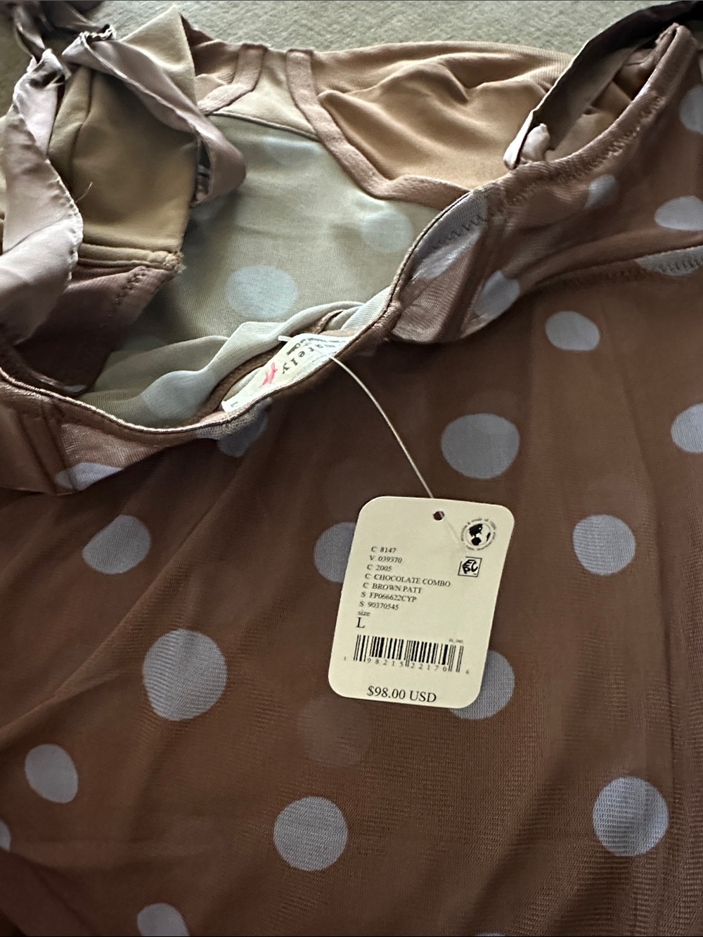 NWT Free People Intimately Got Glam Mesh Midi Slip Dress - Picture 5 of 5